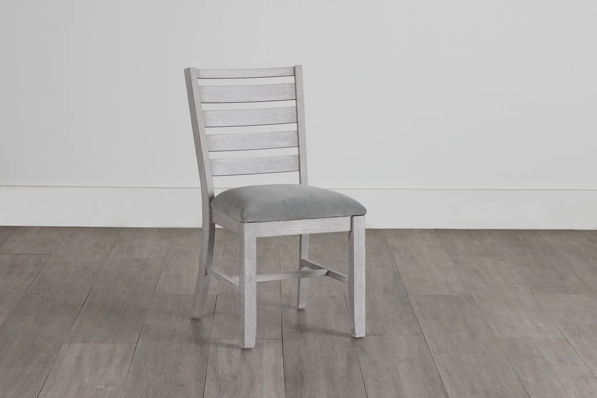 Mckinney Gray Uph Slat Side Chair Mckinney Gray Uph Slat Side Chair