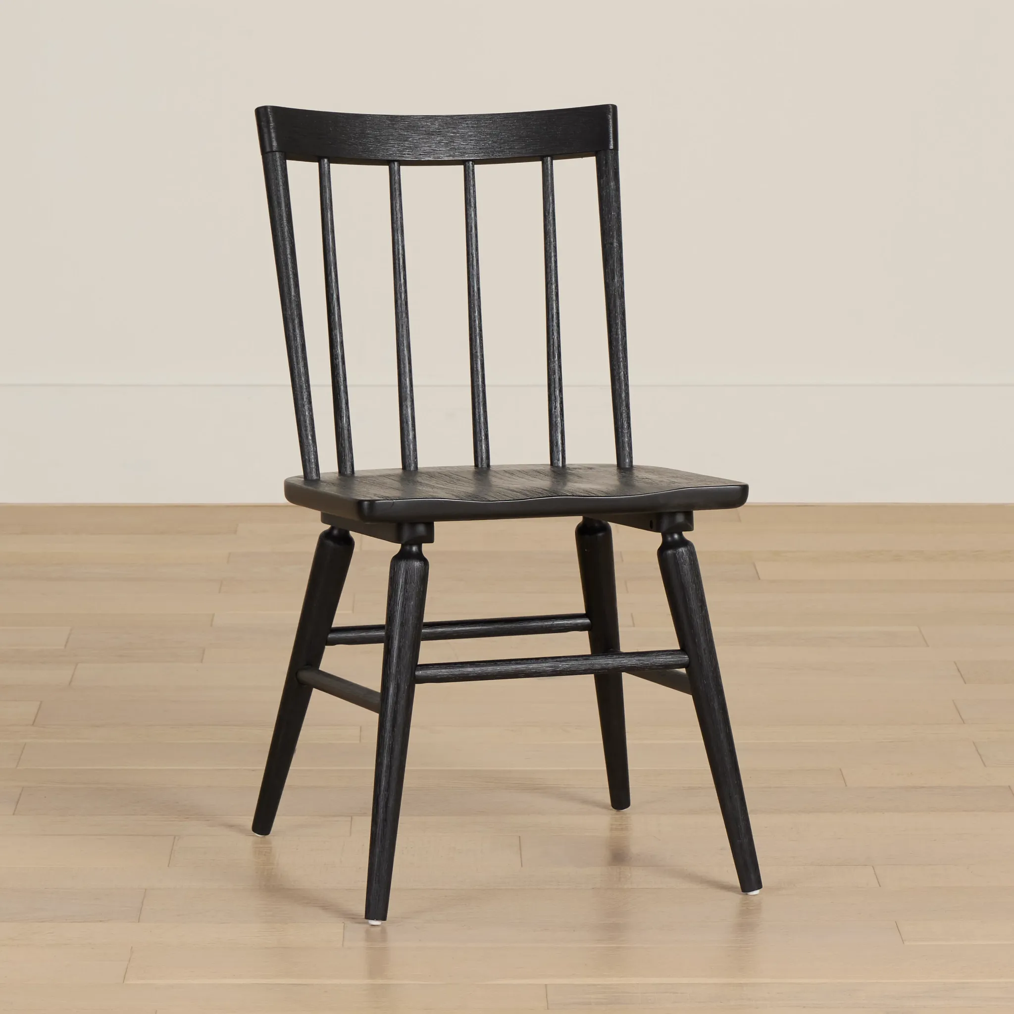 Taylor Black Slat Side Chair