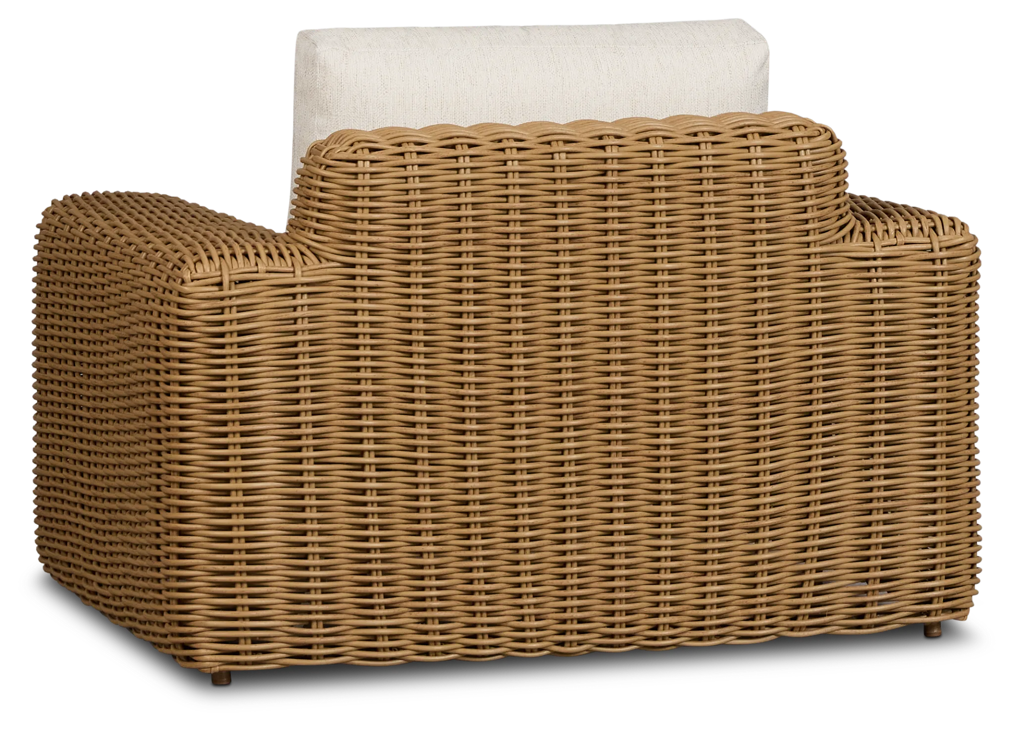Mallorca Brown Chair With Light Beige Cushions