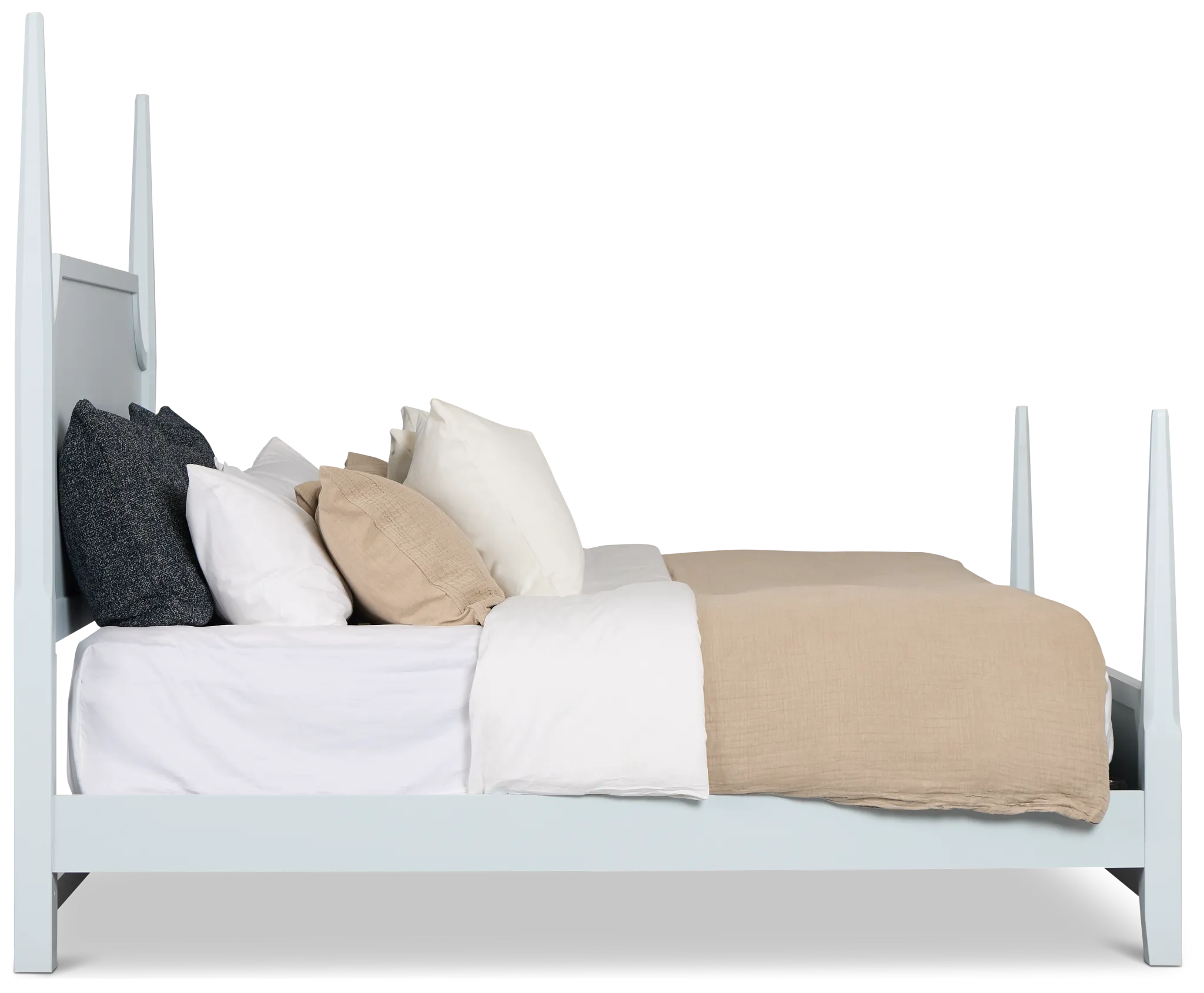 Carolina Light Blue Poster Bed