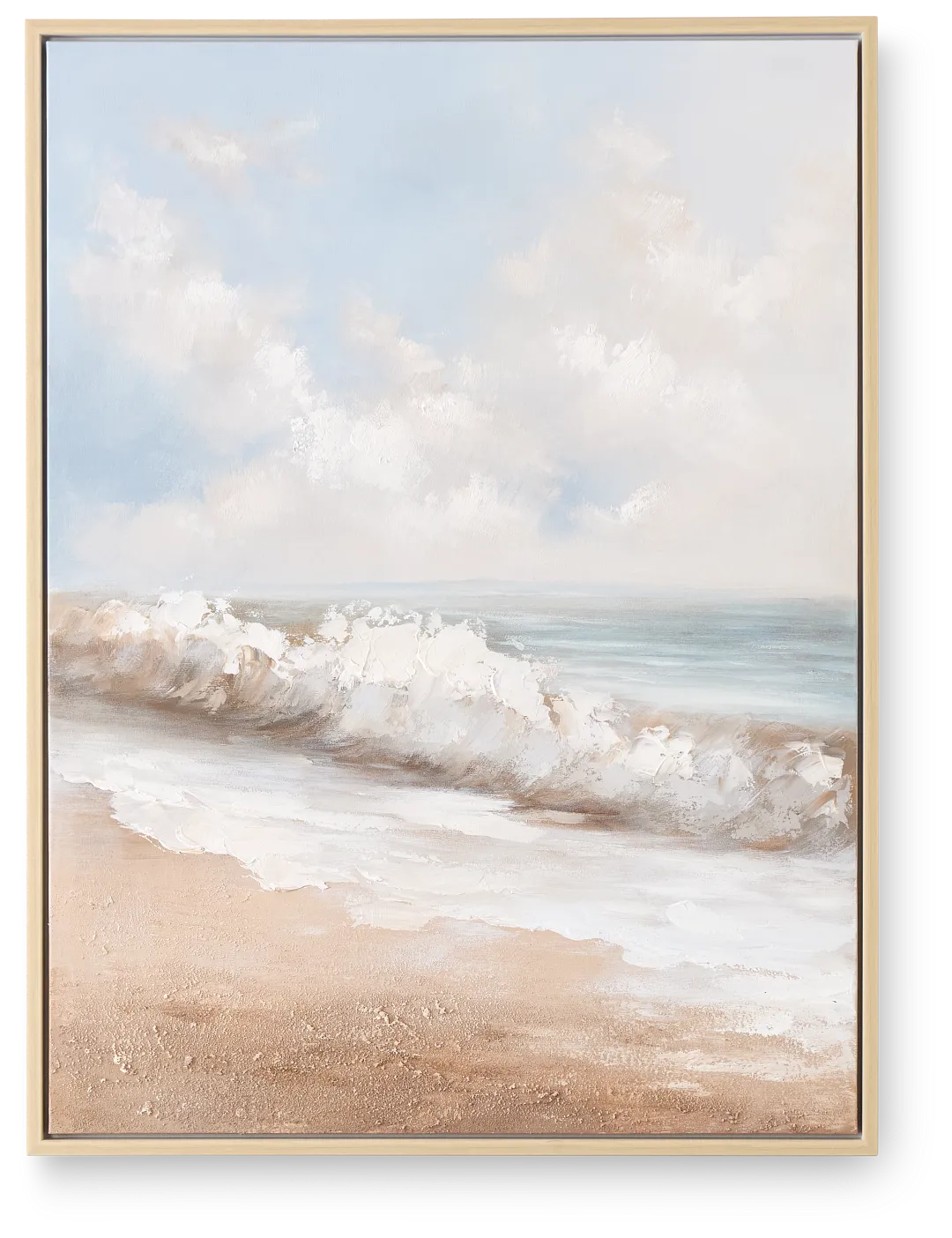 Bliss Blue Framed Wall Art