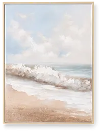 Bliss Blue Framed Wall Art