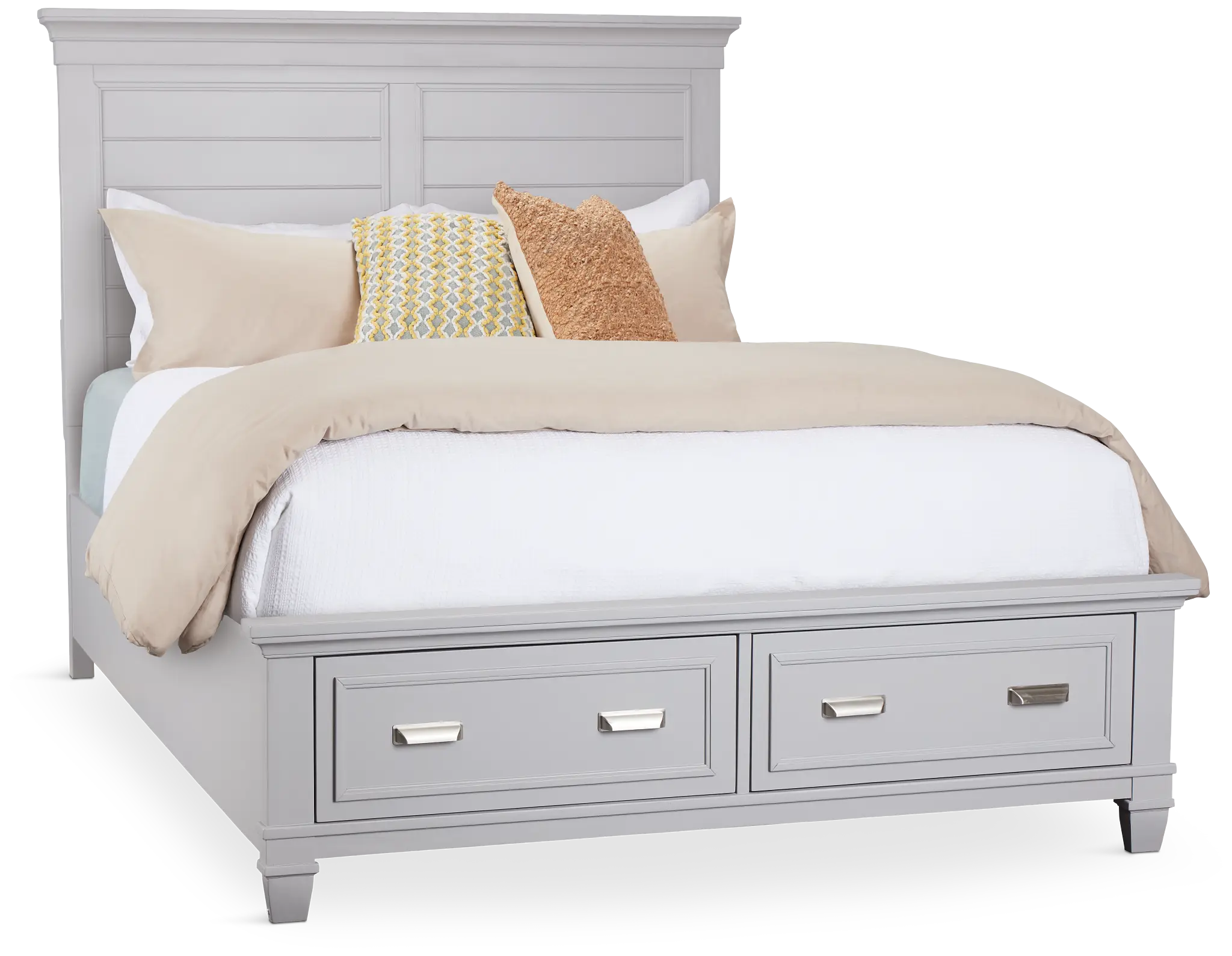 Cape Cod Gray Panel Storage Bed Cape Cod Gray Panel Storage Bed