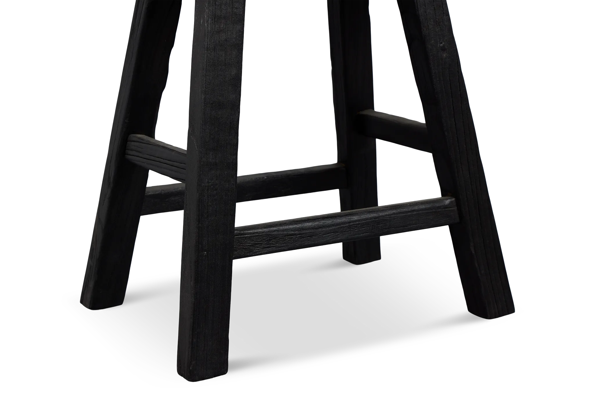 Demir Black Accent Stool