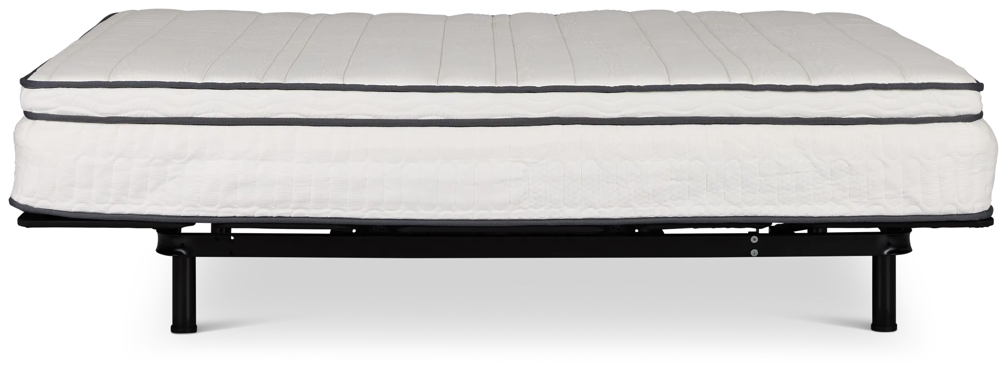 Rest & Renew By Zinus 12" Hybrid Slat Adjustable Mattress Set