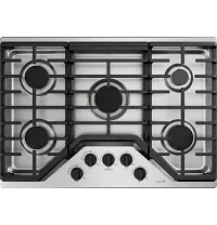 Cafe 1 Series Flat Black 5 Piece Gas Knobs