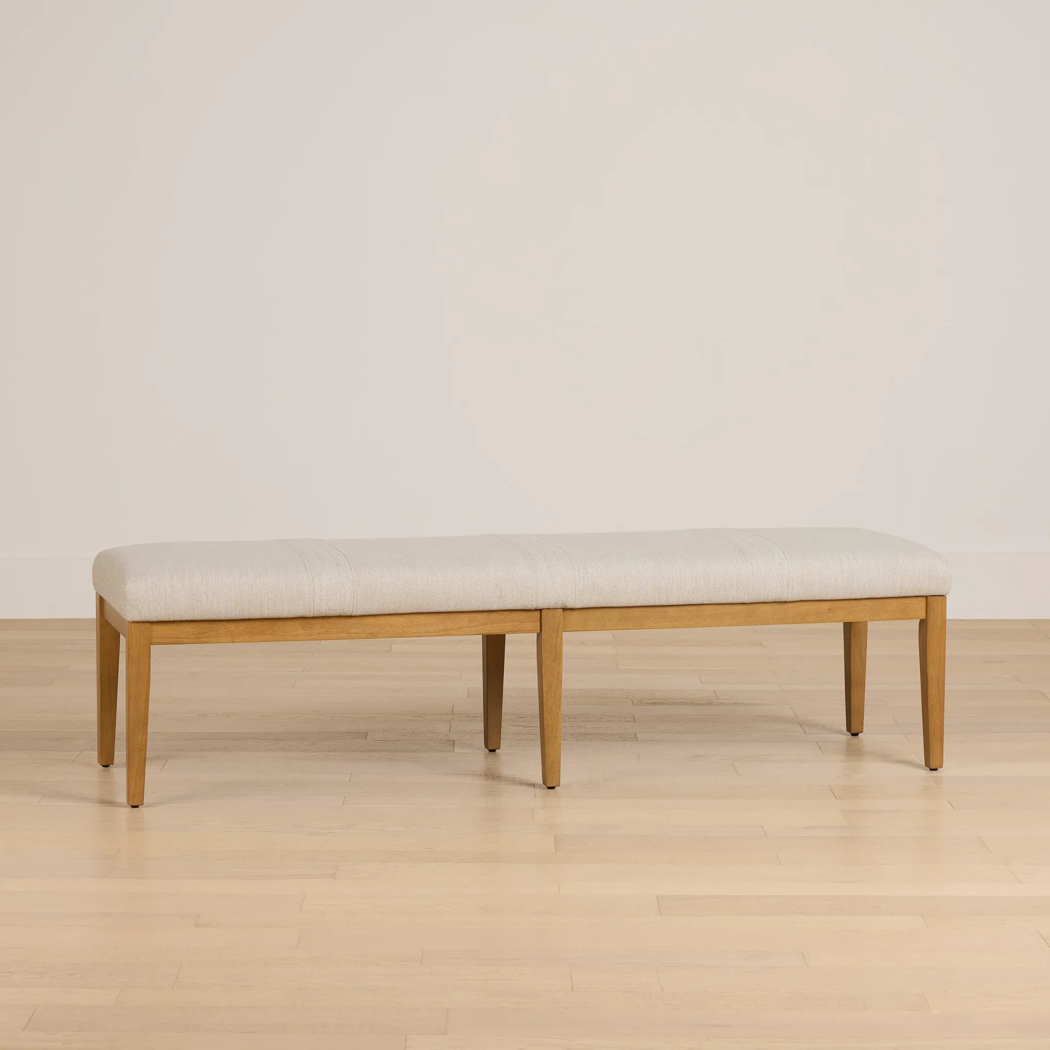Tahoe Light Tone Upholstered Dining Bench