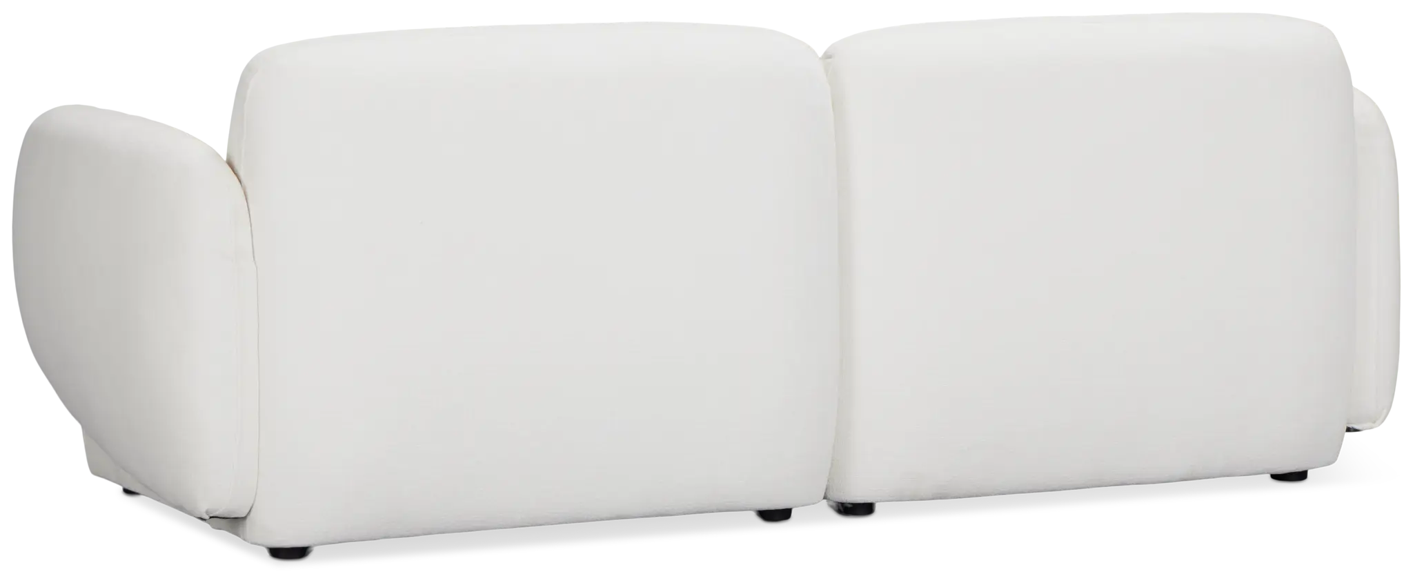Halsey White Fabric 2-piece Modular Sofa Halsey White Fabric 2-piece Modular Sofa