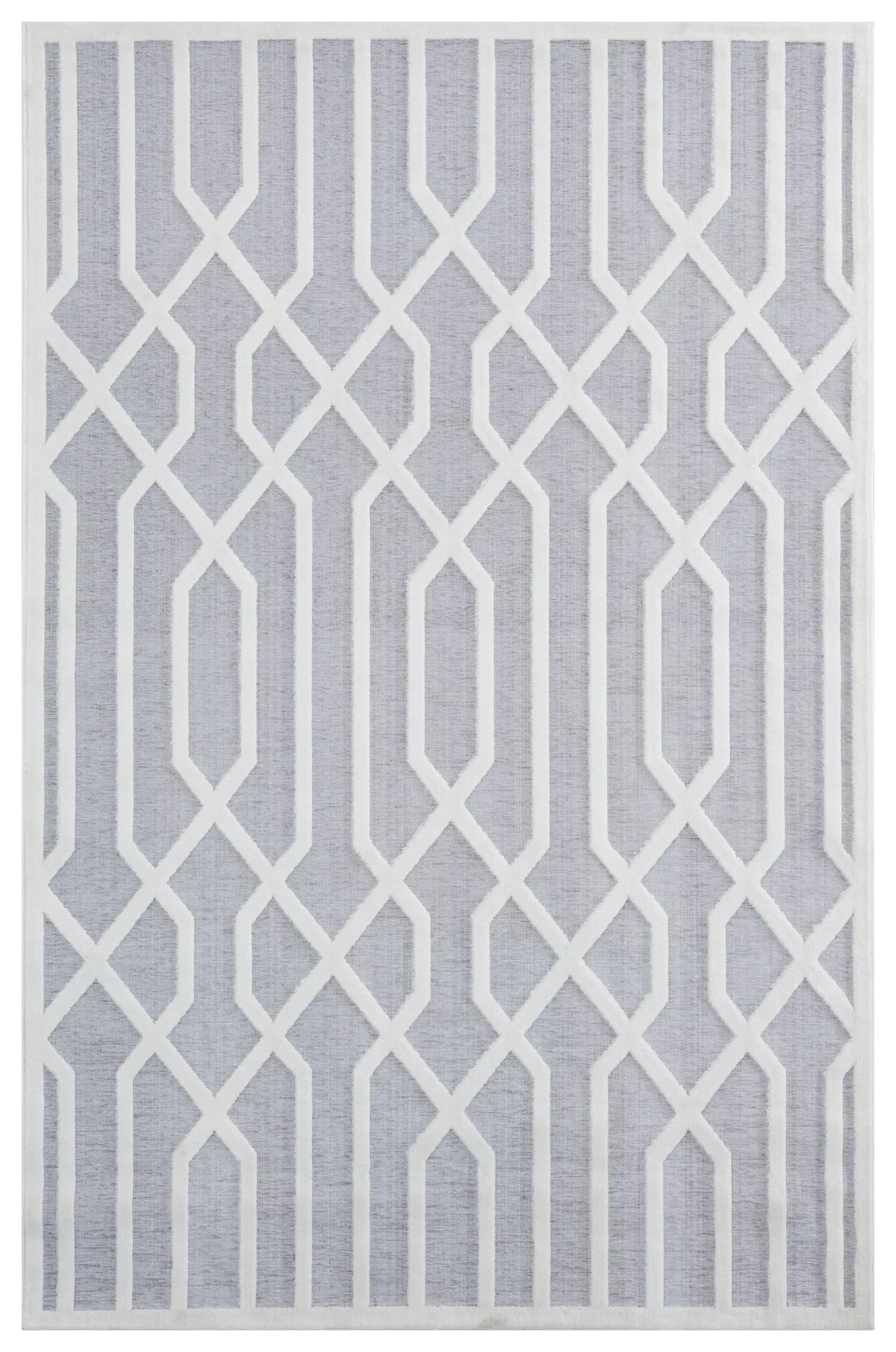 Oscar White 5x8 Area Rug