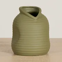 Orla Dark Green Medium Vase