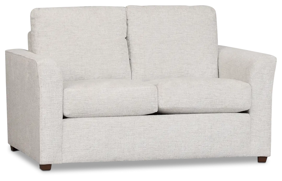 Miller Light Gray Fabric Loveseat Miller Light Gray Fabric Loveseat
