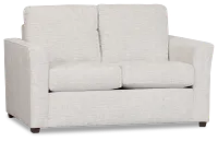 Miller Light Gray Fabric Loveseat