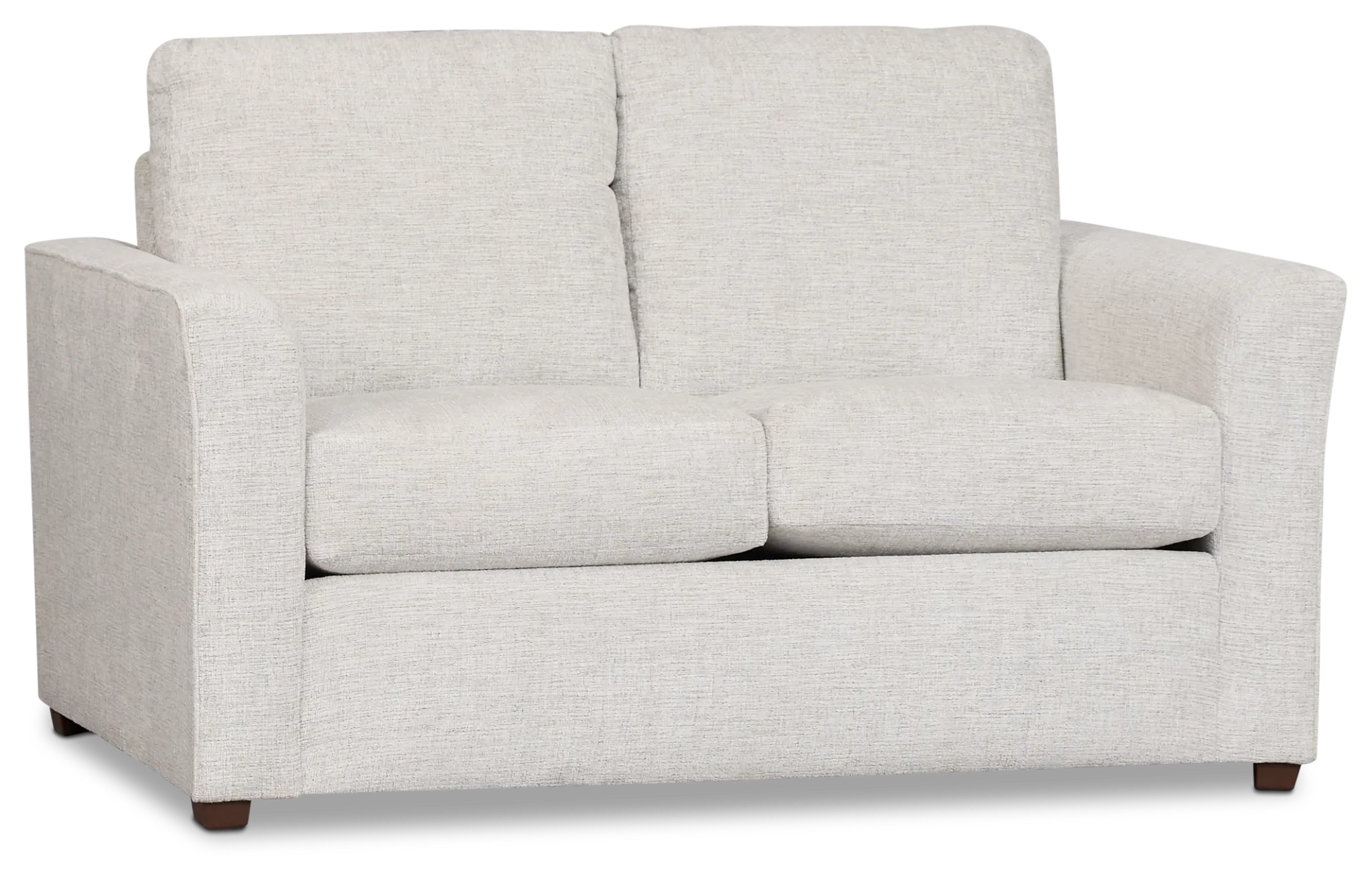 Miller Light Gray Fabric Loveseat