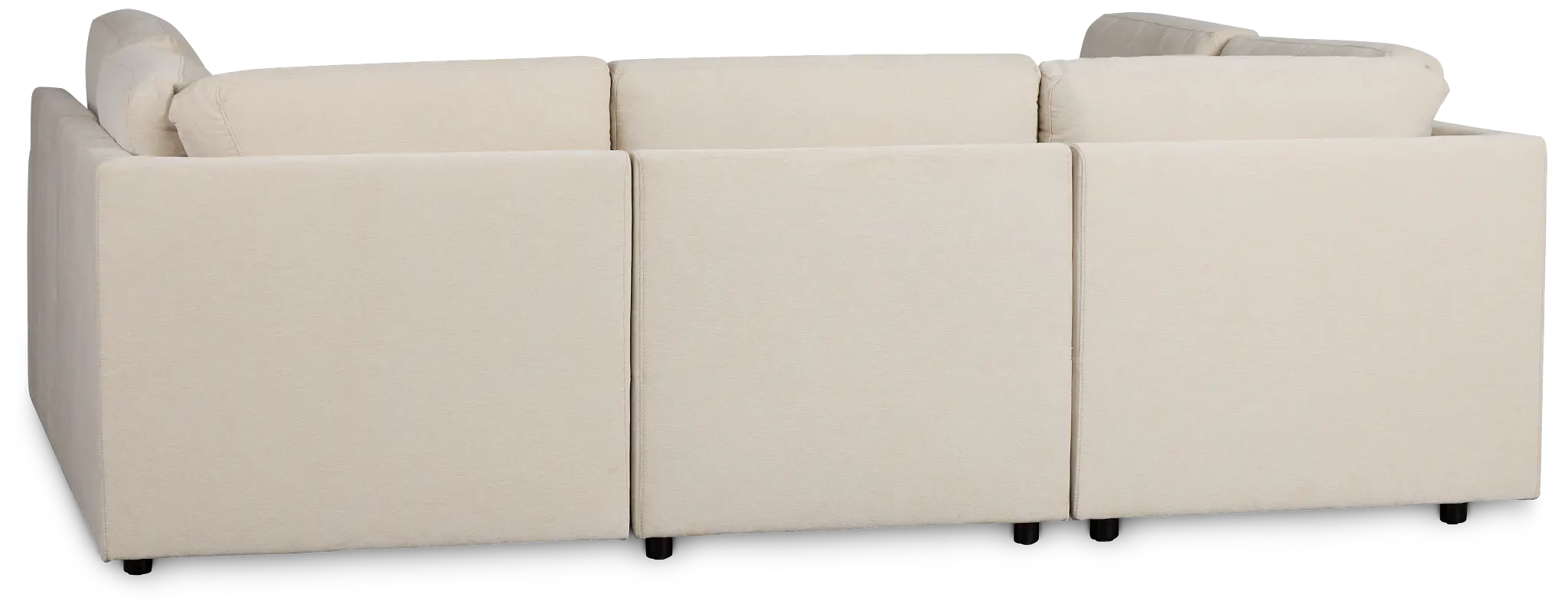 Addie Beige Fabric 6-piece Pit Storage Sectional Addie Beige Fabric 6-piece Pit Storage Sectional