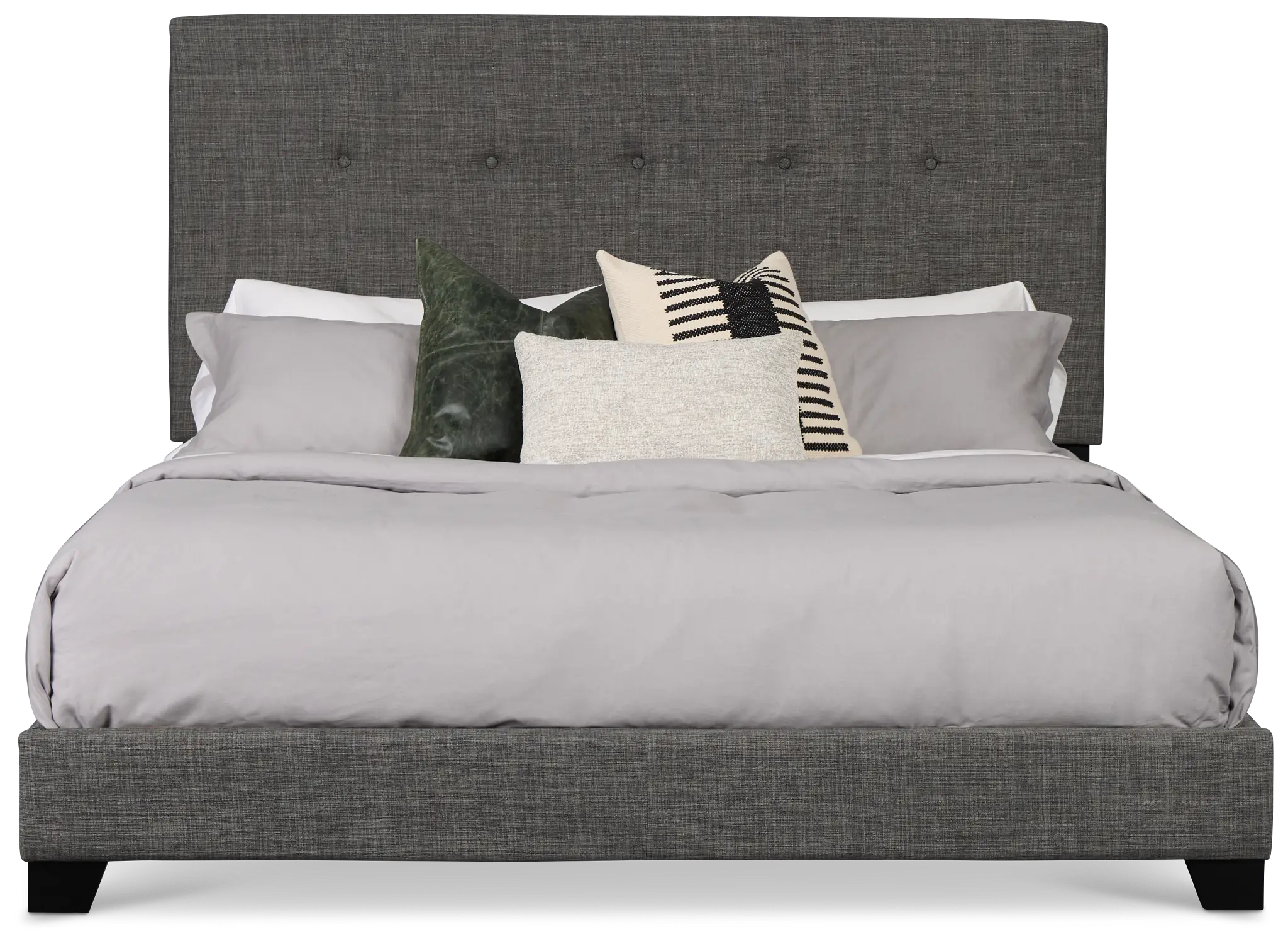 Flagler Gray Uph Panel Bed Flagler Gray Uph Panel Bed