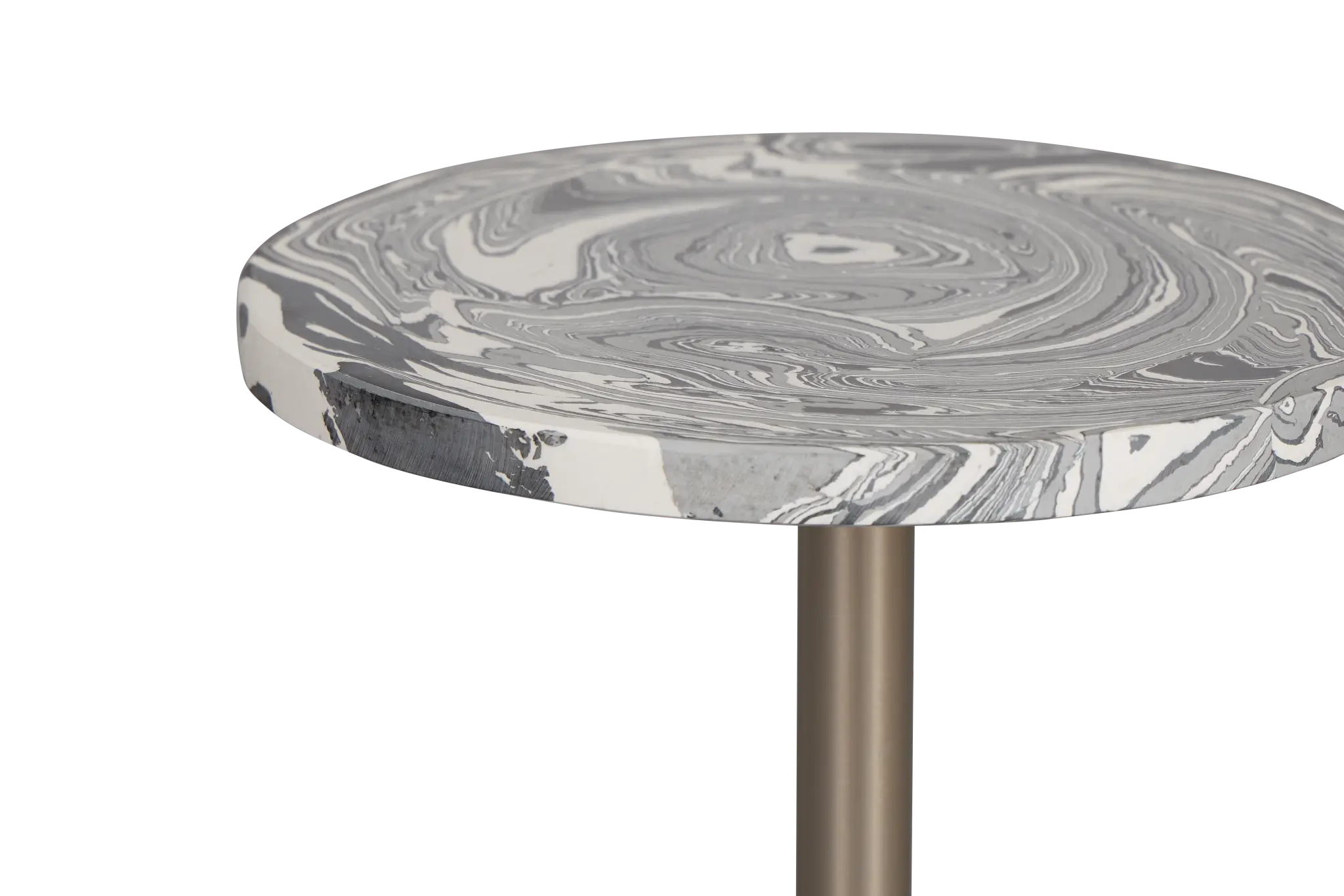 Rasa Gray Stone Accent Table Rasa Gray Stone Accent Table