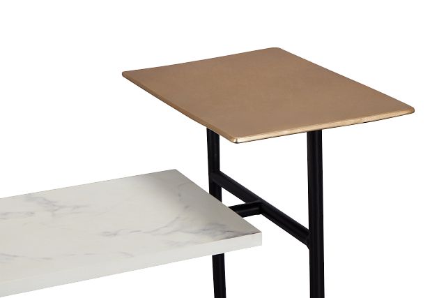 Ellerton Two-tone Rect Accent Table