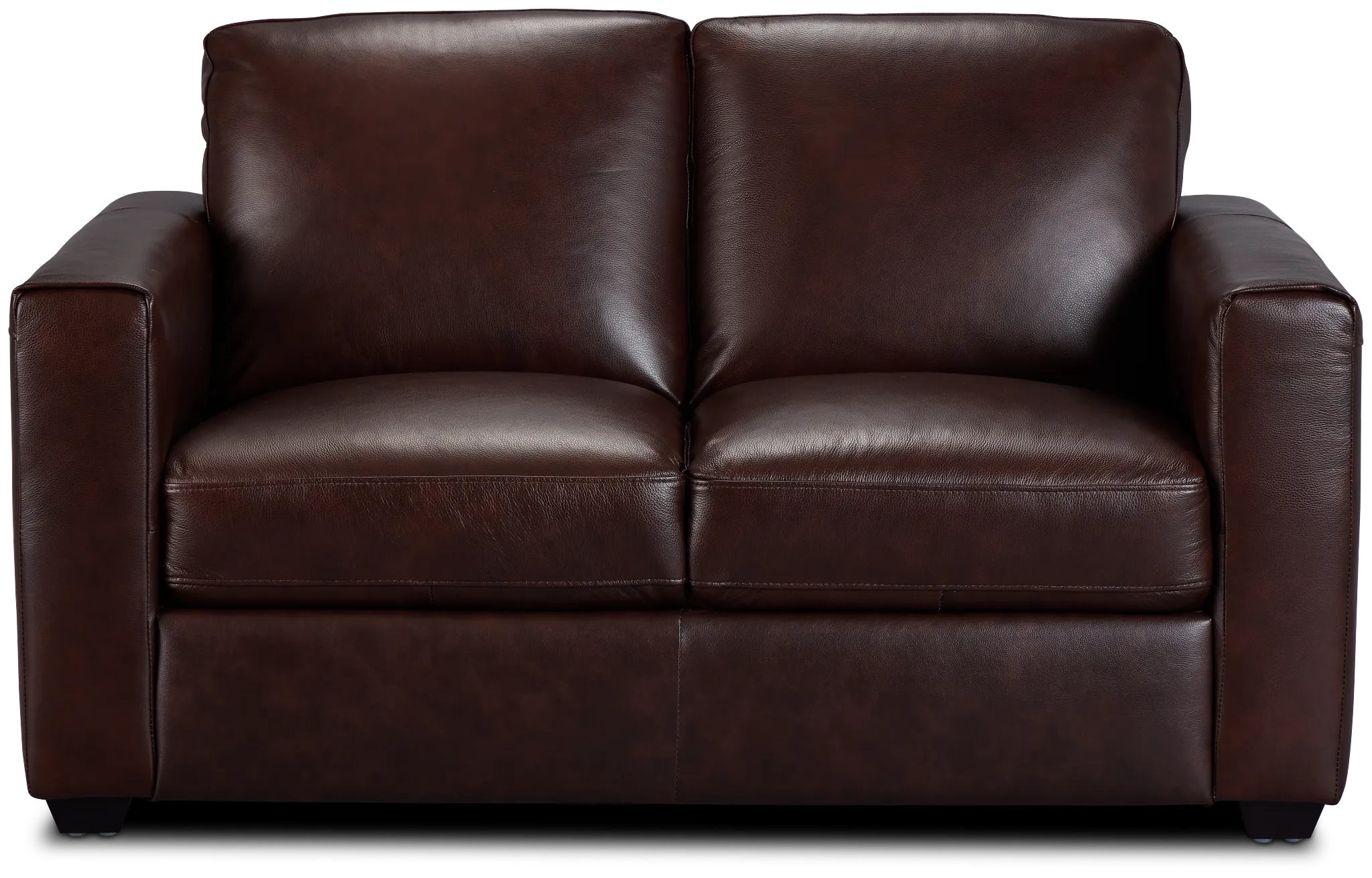 Lane Medium Brown Lthr/vinyl Loveseat
