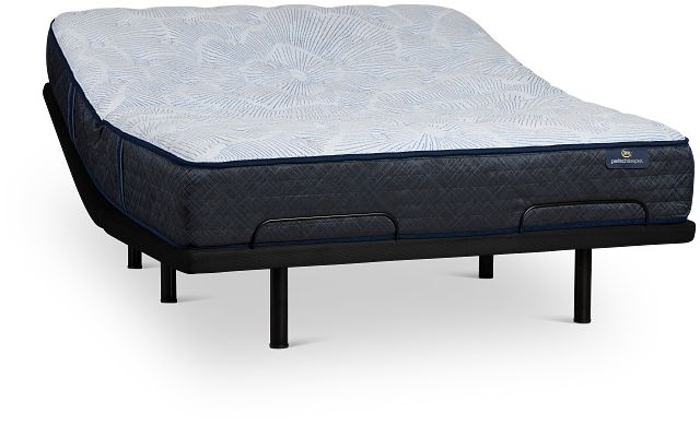 Serta Perfect Sleeper Blue Lagoon Nights Plush Deluxe Adjustable Mattress Set