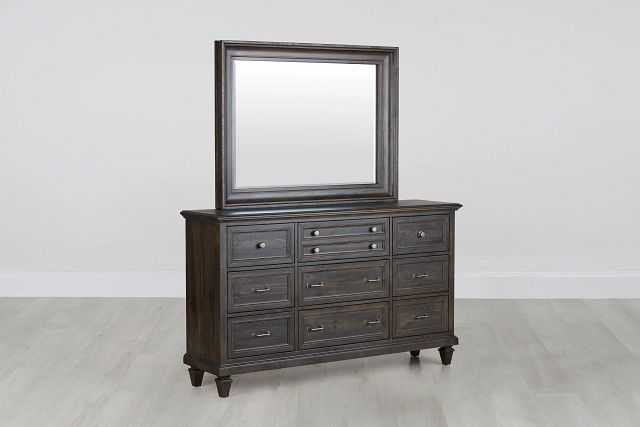 Sonoma Dark Tone Dresser & Mirror