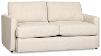 Maxwell Light Gray Fabric Loveseat