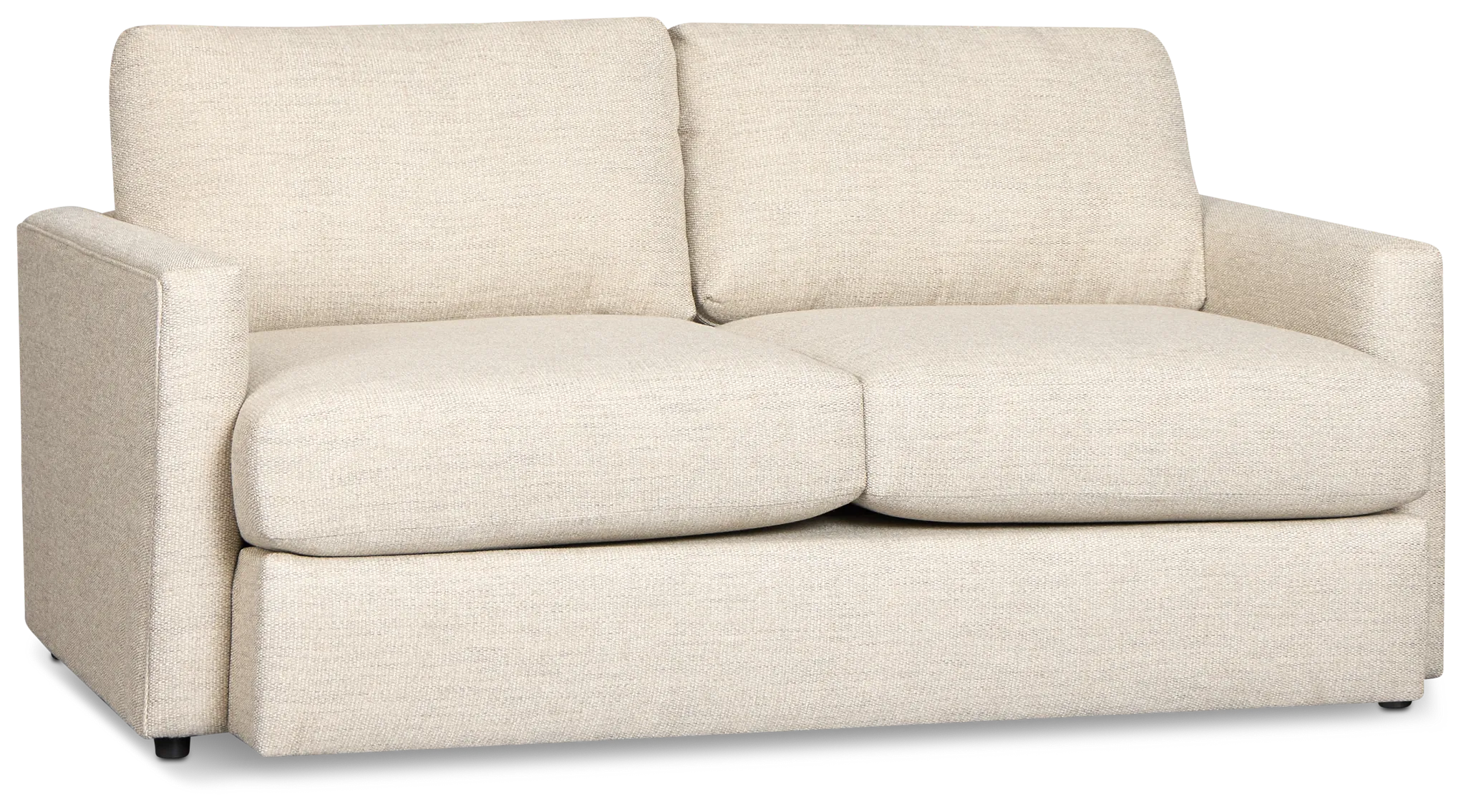 Maxwell Light Gray Fabric Loveseat