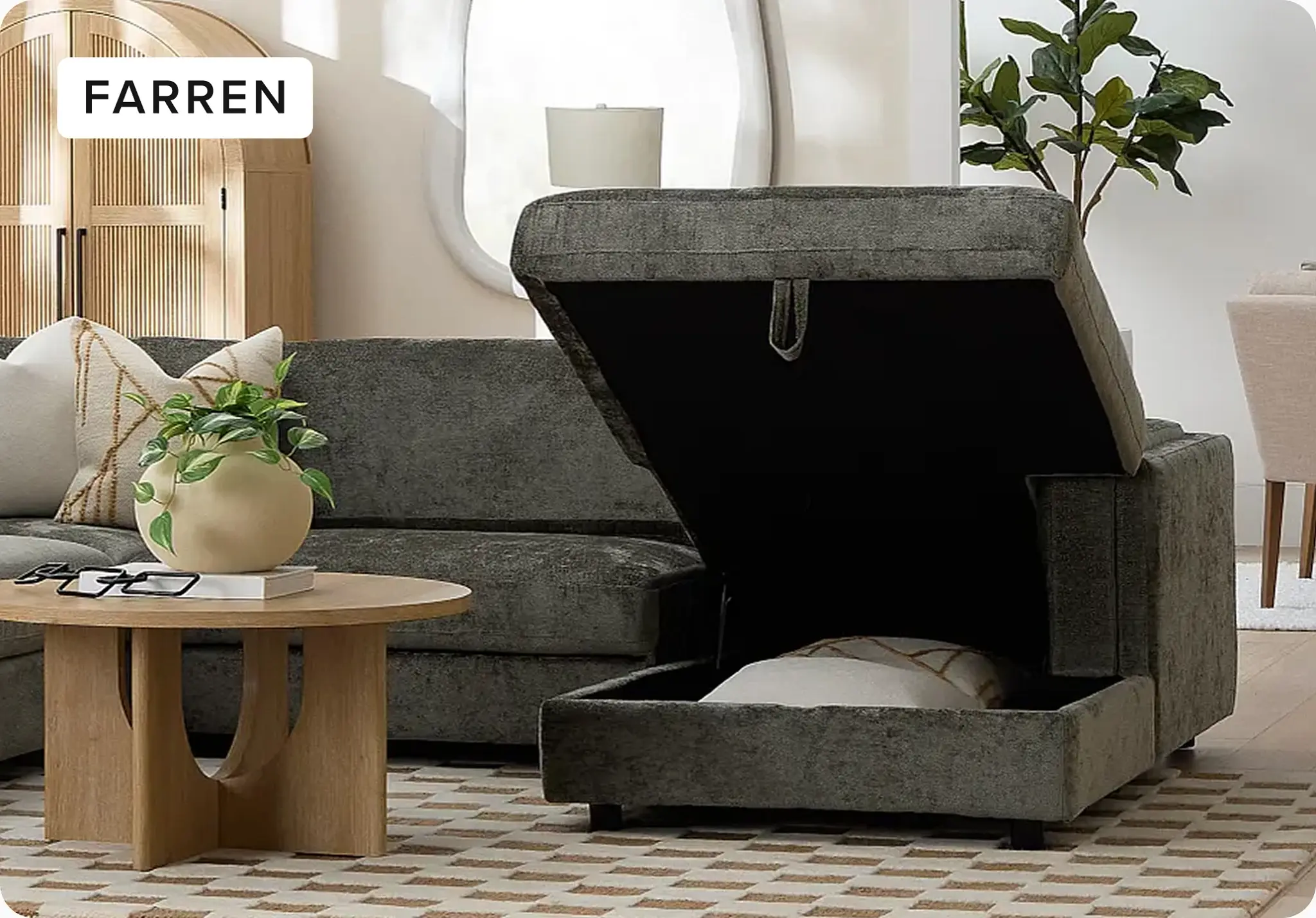 Storage seating Storage seating