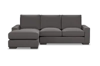 Edgewater Peyton Gray Left Chaise Sectional