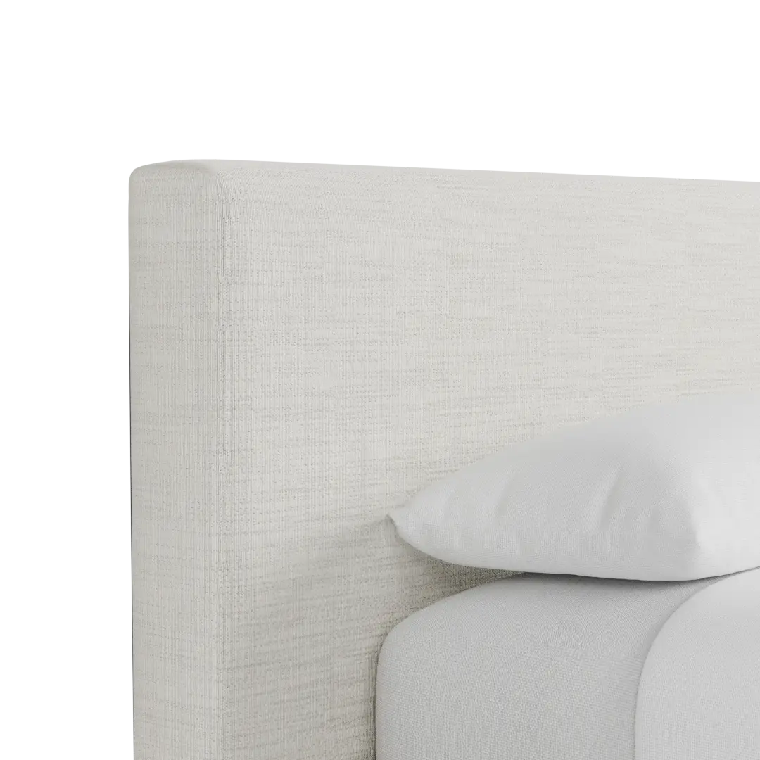 Grayton Maguire Ivory 44" Upholstered Platform Bed Grayton Maguire Ivory 44" Upholstered Platform Bed