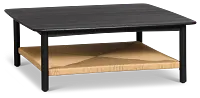 Santorini Black Square Coffee Table
