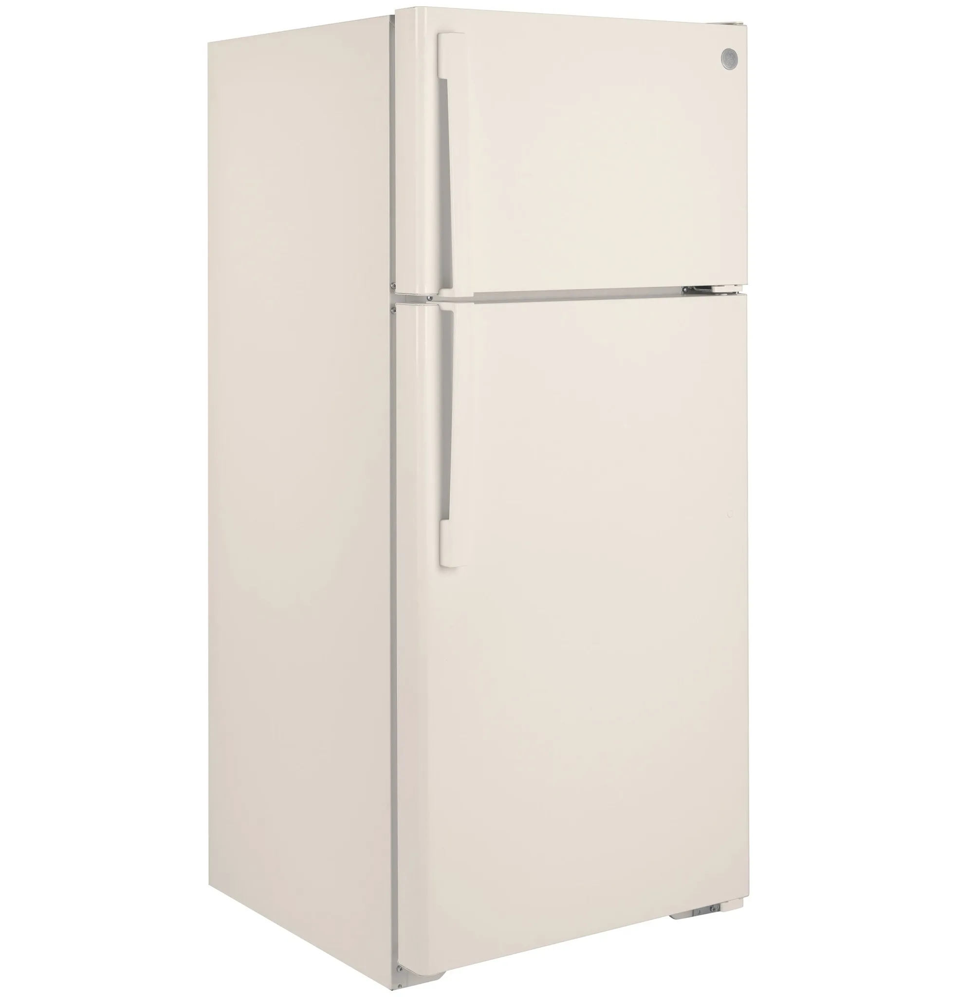 Ge 17 Series Ivory Top Freezer Refrigerator