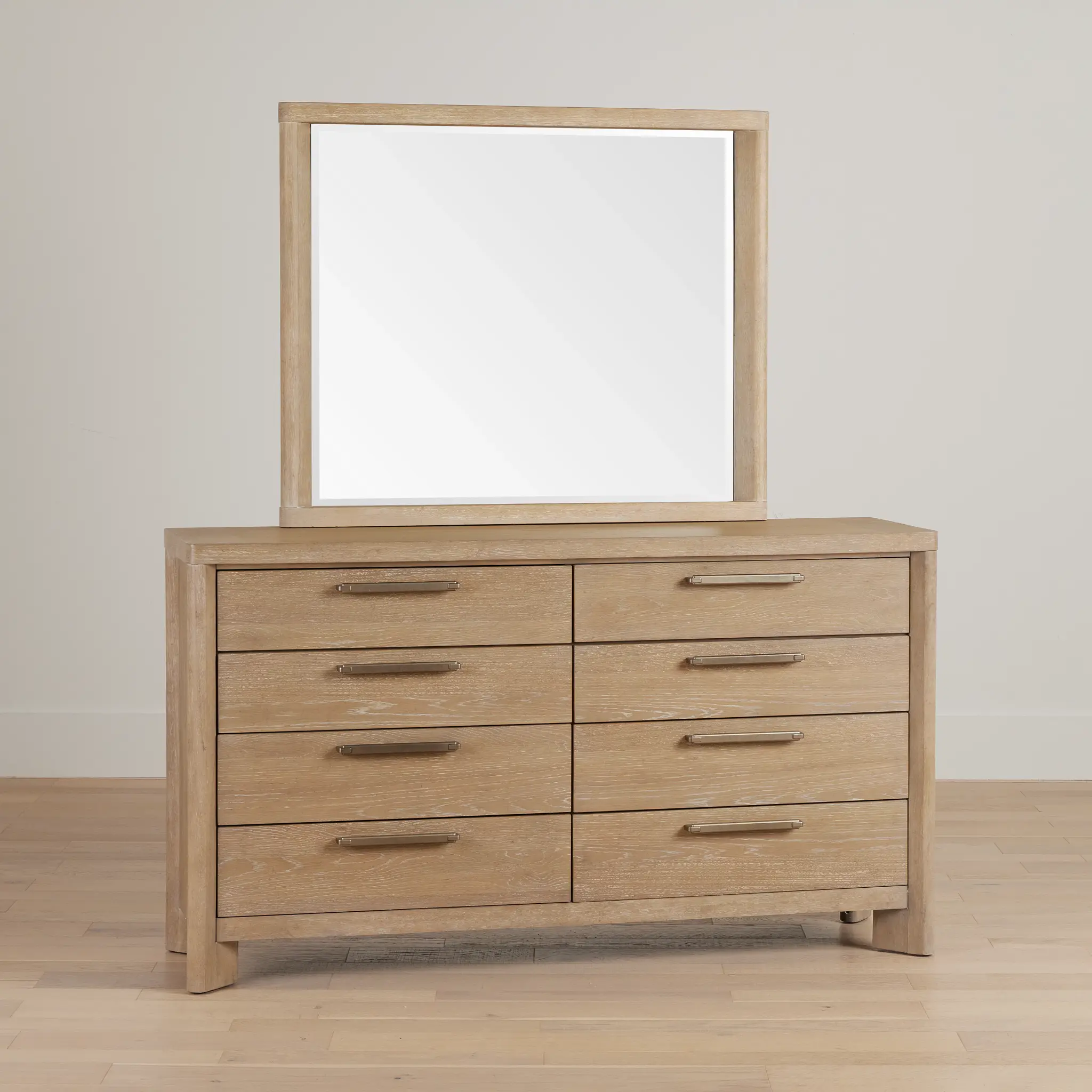 Alton Light Tone Dresser & Mirror Alton Light Tone Dresser & Mirror