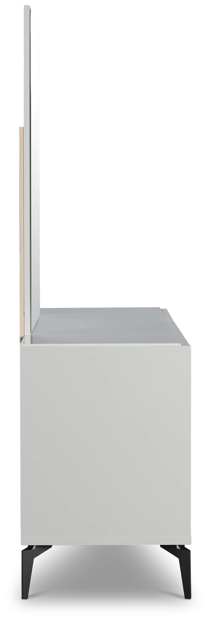 Oslo White Dresser & Mirror