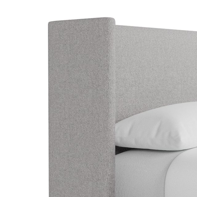 Captiva Elite Gray 48" Upholstered Shelter Bed