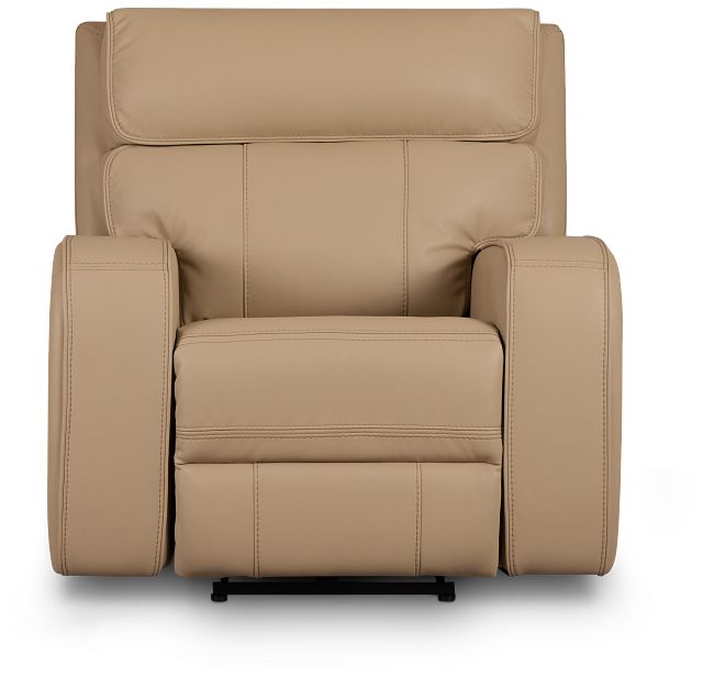 Rhett Taupe Micro Power Recliner