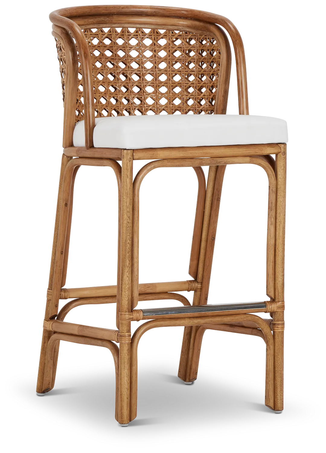 Maui Light Tonewoven 30" Upholstered Barstool