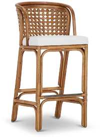Maui Light Tonewoven 30" Upholstered Barstool