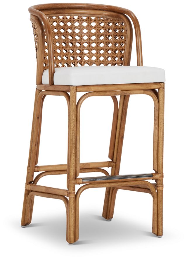 Maui Light Tonewoven 30" Upholstered Barstool