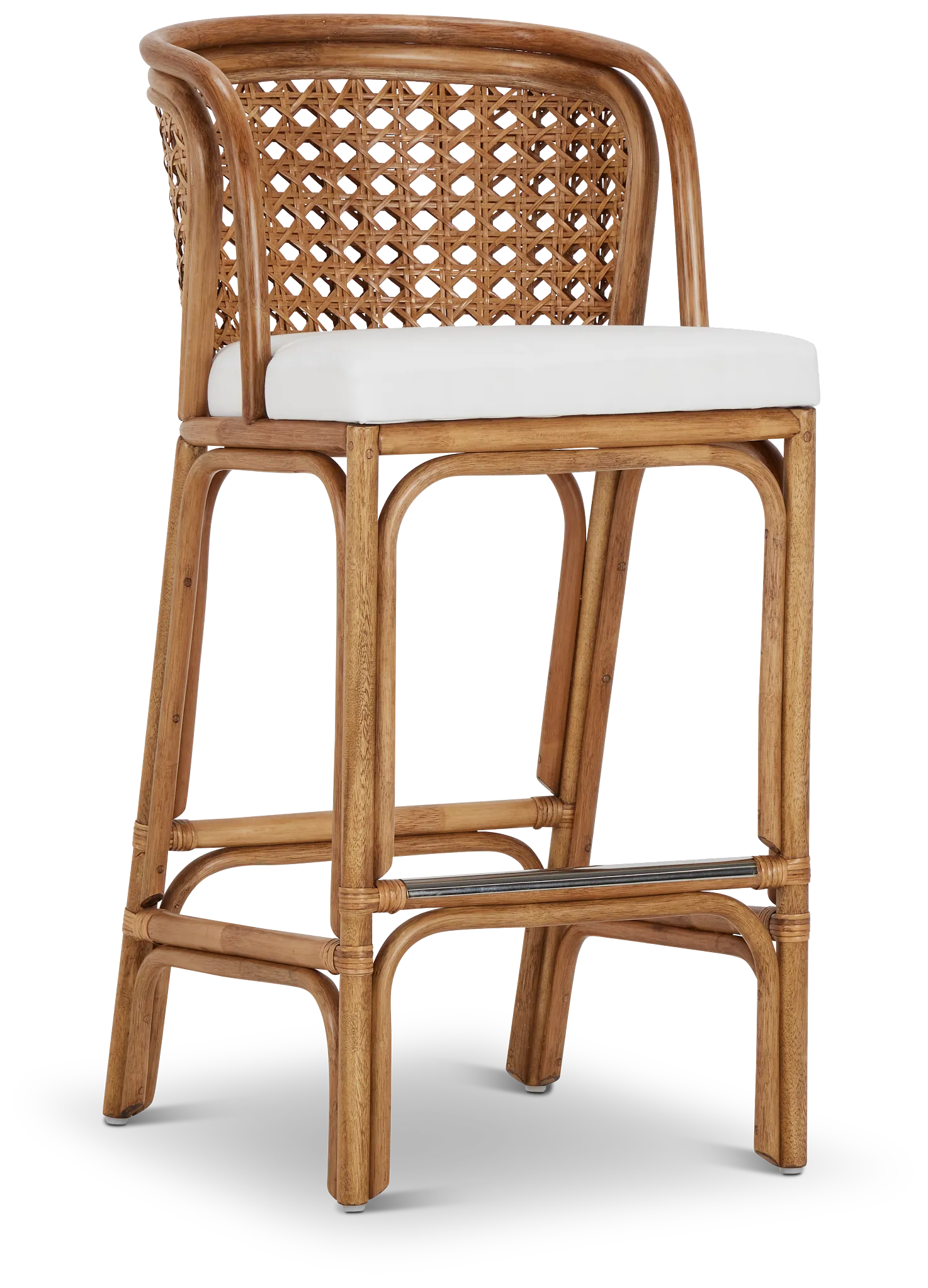 Maui Light Tonewoven 30" Upholstered Barstool