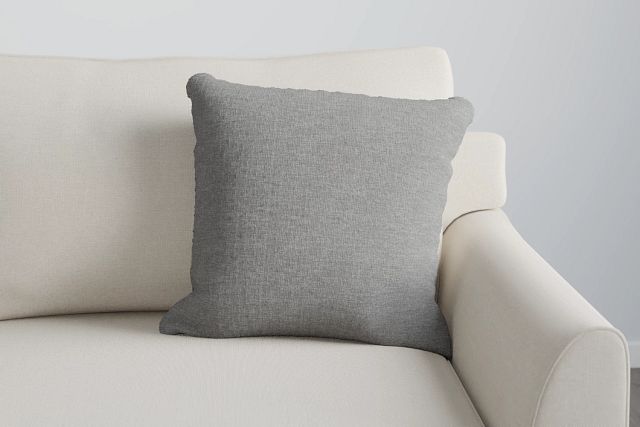 Victory Gray 20" Accent Pillow