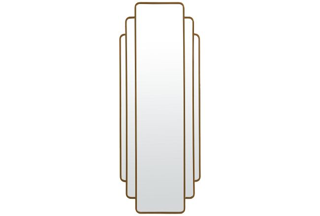 Susie Gold Metal Mirror
