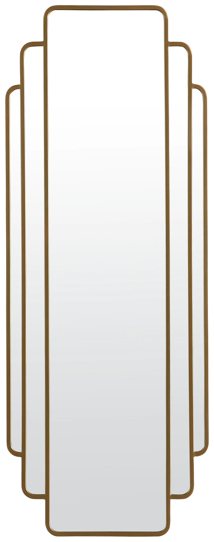 Susie Gold Metal Mirror