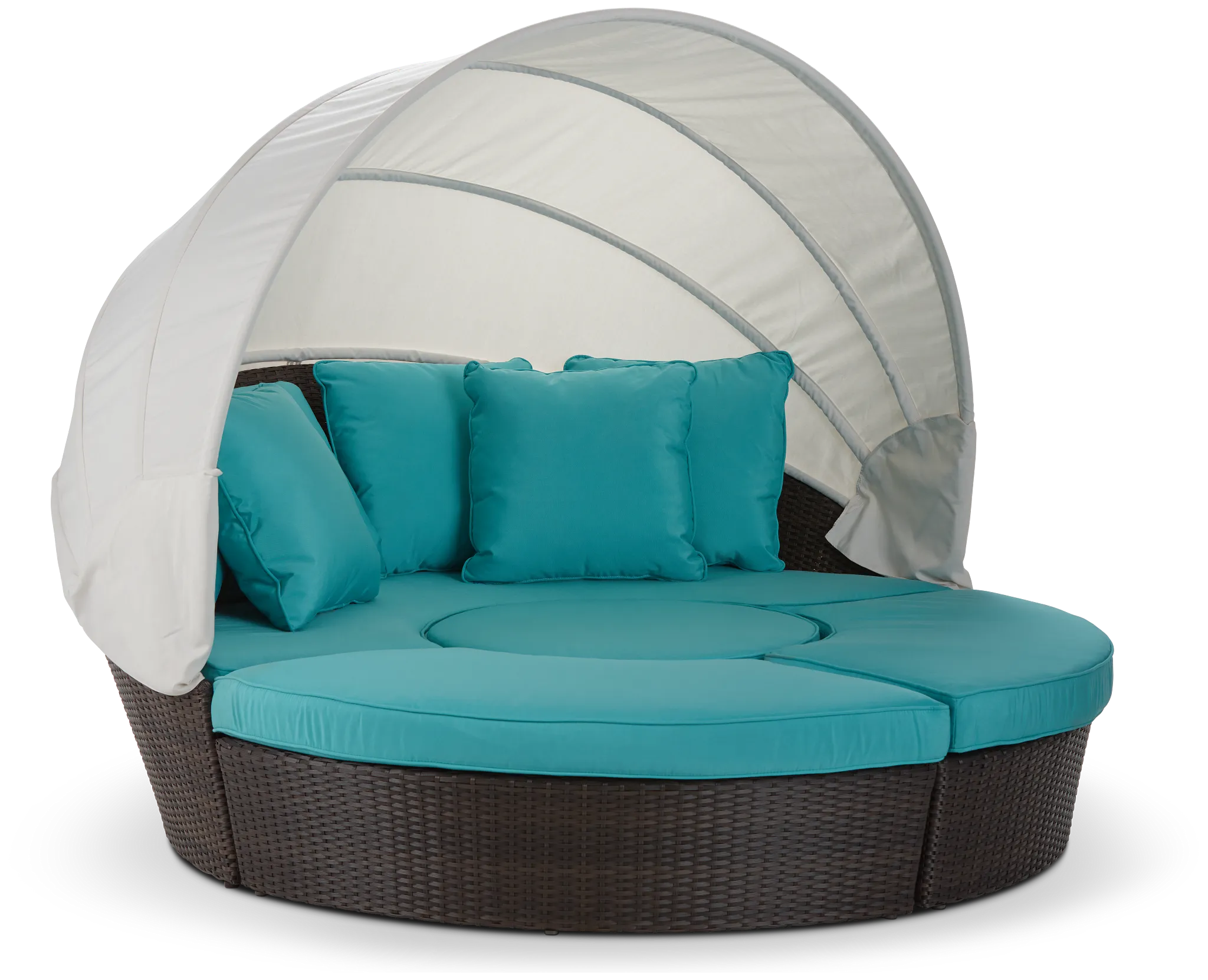 Fina Dark Teal Canopy Daybed