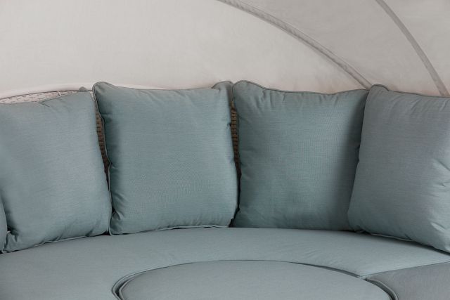 Biscayne Teal Canopy Daybed
