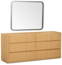 Nomad Light Tone Dresser & Mirror