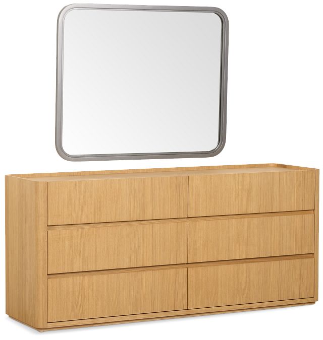 Nomad Light Tone Dresser & Mirror