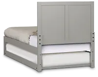 Charleston Gray Panel Trundle Bed