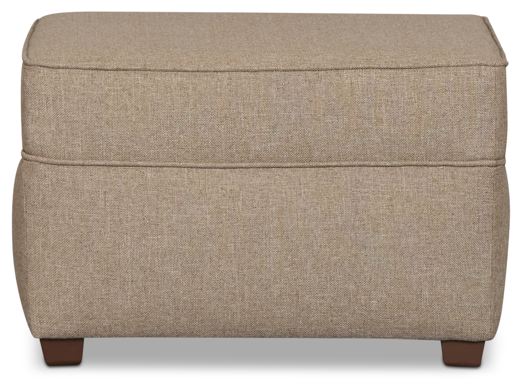 Tate Brown Fabric Ottoman