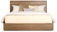Capraia Dark Tone Panel Bed