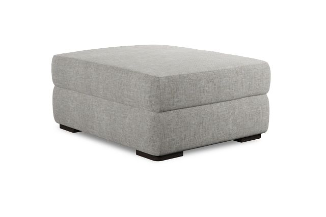 Edgewater Elevation Khaki Ottoman